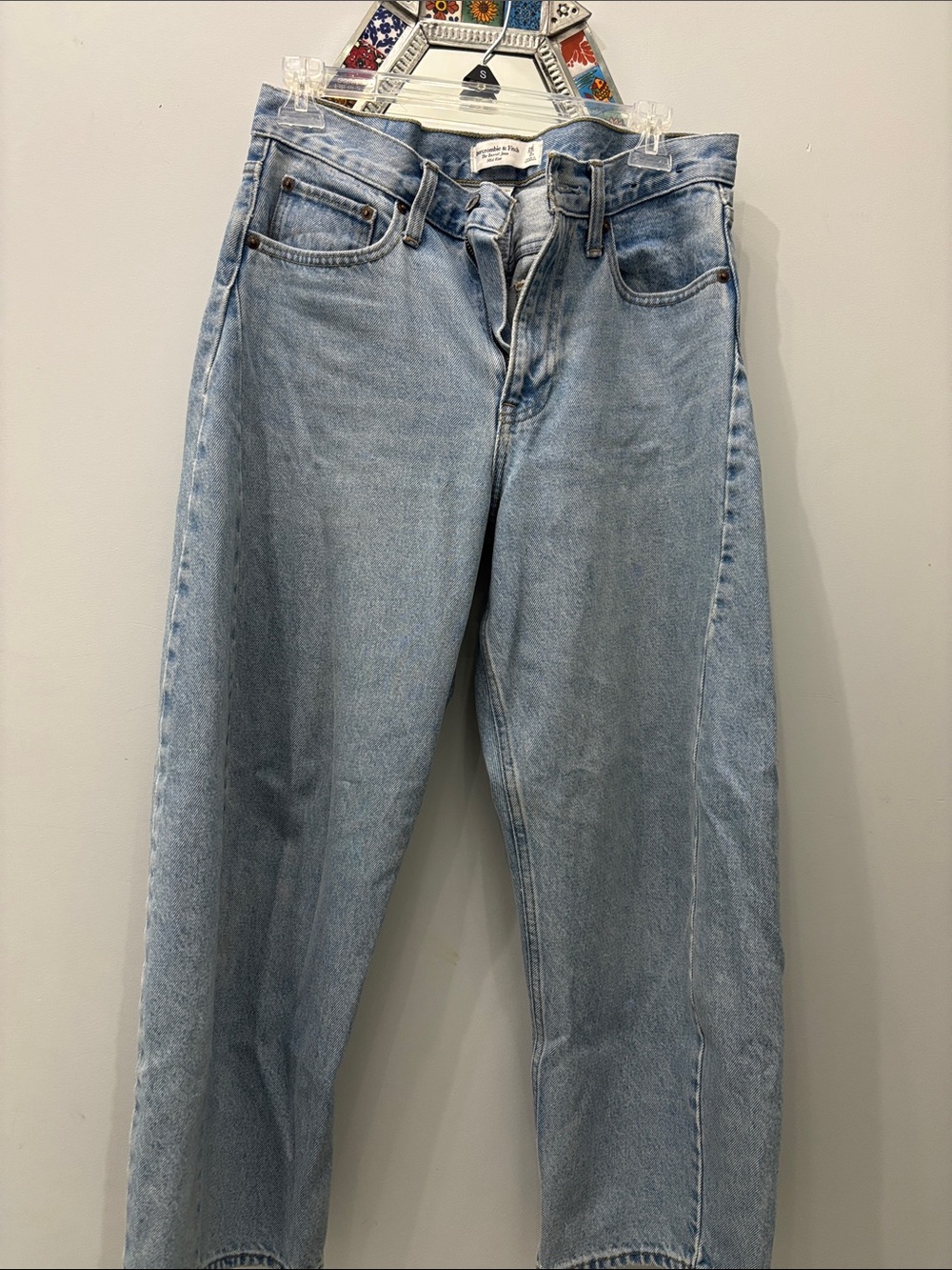 Abercrombie & Fitch Light Wash Boyfriend Jeans